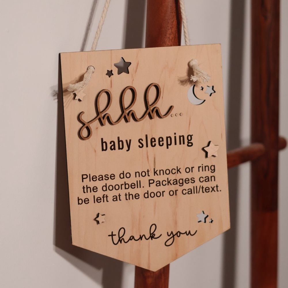 Baby Sleeping Sign